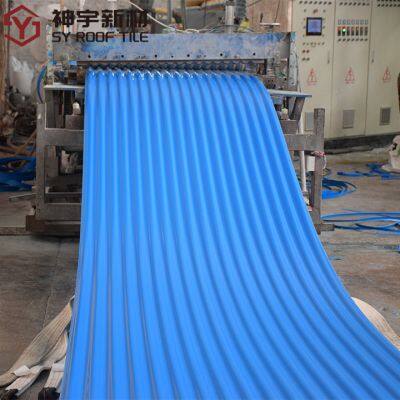 Промышленная зона. Гибкие кровельные листы ПВХ для парковки. Гофрированные кровельные листы ПВХ с огнестойкостью