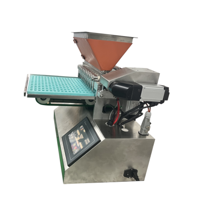 Factory Small Table Top Chocolate Making Machine Gummy Depositor Small Mini Soft Jelly Bear Filling Molding Moulding Machine