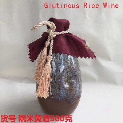 Premium Chinese Sticky Rice Wine - Traditional Brewed Huangjiu for Cooking and Drinking