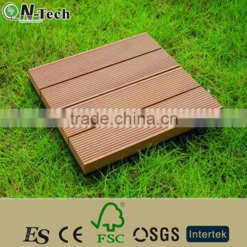 100% FSC wood-plastic composite material by SGS,wpc floor,wpc tiles