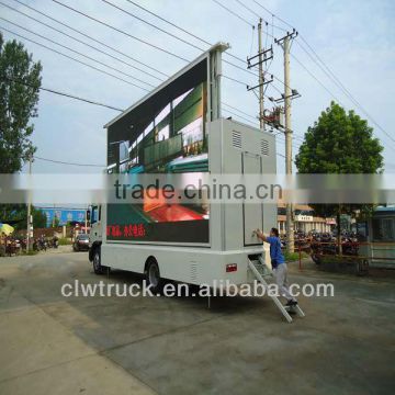 factory price JAC outdoor mobile advertising vechile, 10m2 led truck for sale