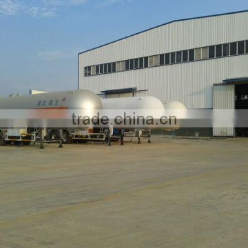 Best Price High Safety 58.5M3 Liquefied Gas Transport Tank trailer