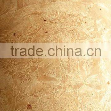 natural Canadian Maple Burl wood face veneer for decorative wooden wall furniture hotel rotary cut 0.5mm 0.3mm sheets