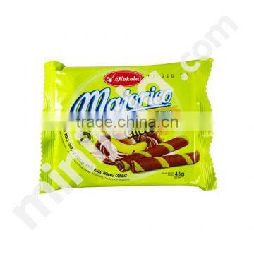 Kokola Majorico Wafer Roll Choco Banana with Indonesia Origin