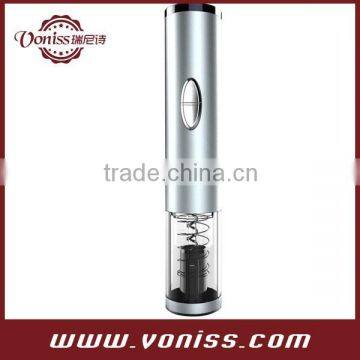 Superior Quality Aluminum Electric Battery Operated Wine Bottle Opener Corkscrew,satin Finish and Sandblasting Surface photo-5