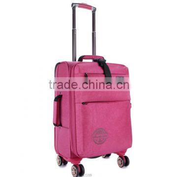 Fashional bright color nylon trolley luggage                        
                                                Quality Choice