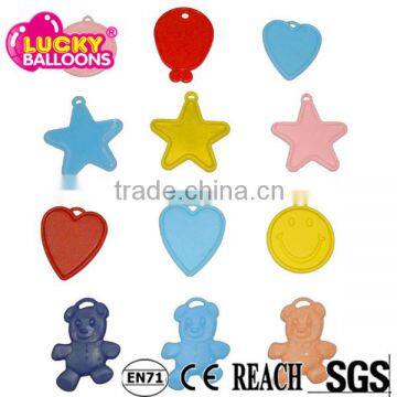 Hot sale SGS approved high quality balloon ribbon balloon accessories,balloon cup and stciker