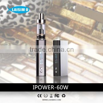 2015 newest laisimo brand ipower 60W case kit with temp control TC-MOD