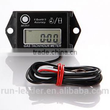 Digital Inductive Waterproof Tiny Tach Hour Meter Tachometer Used For Motocross Dirt Bike Boat Marine Generator