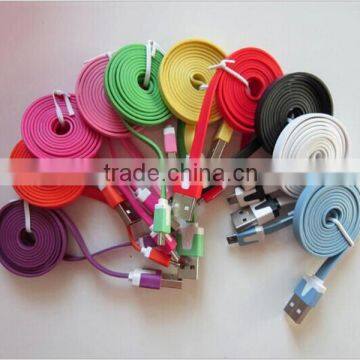 Factory Supply Noodles V8 Micro Usb Cable for Samsung HTC LG SONG photo-5