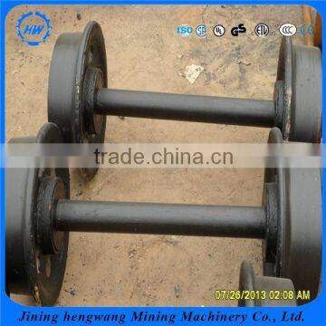 Customizable Big Loading Capacity Cast Iron Or Cast Steel Mine Car Wheel Set with good performance