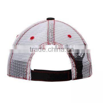 High Quality Custom 6 Panel Curved Brim 3d Embroidery Letter Logo Trucker Hat photo-3