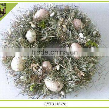 2014 new design easter decorative wreath