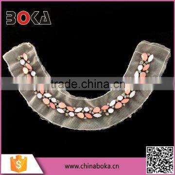 BOKA CRYSTAL GLASS BEADS FOR NECKTRIM FACTORY DIRECT SELL NECK COLLAR