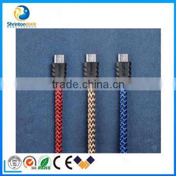 Factory Directly Offer Nylon Braided 2.1A Copper Core Lphone Data Cable . photo-3
