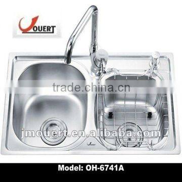 Stainless Steel Double Bowl Kitchen Sink cultured marble sink