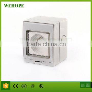 New Type Hot Sale and Good Quality Waterproof Plastic Electric Socket