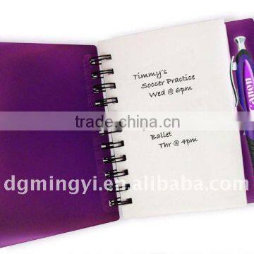 Eco-friendly Hard Cover Notebook with Ball Pen