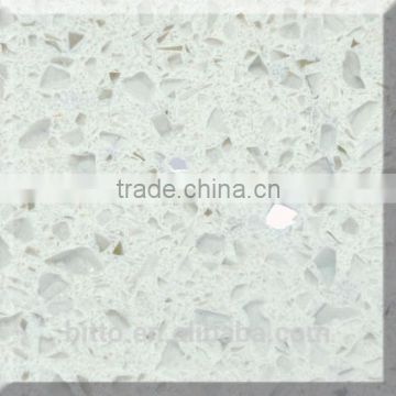 Stain resistance quartz artificial stone surface slab sheet