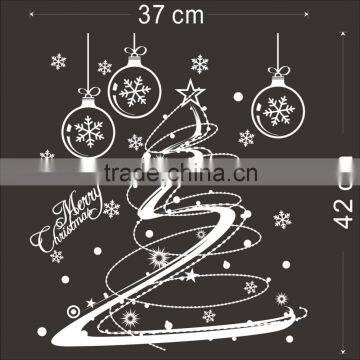 [Alforever]2015 Vinyl Merry Christmas Tree Window Stickers photo-5