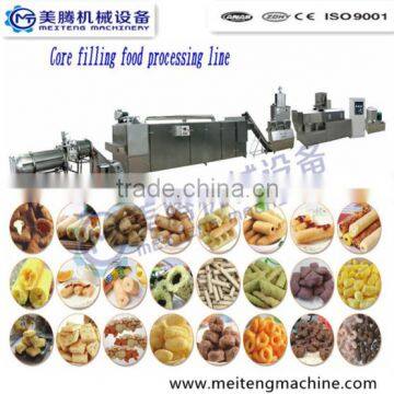 2015 new design core filling snack food extruder machine