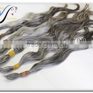 Alibaba hot selling top quality full cuticle malaysian unprocessed grey virgin hair