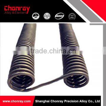 Long lifetime heat treating spring resistor heating element