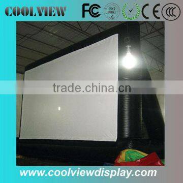 inflatable outdoor screen blower contained custom size