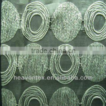 HX06040 upholstery jacquard fabric curtain