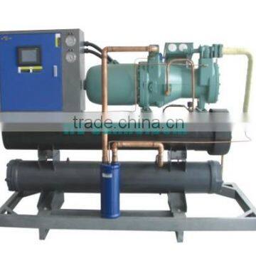 High efficiency screw style chiller water cooled