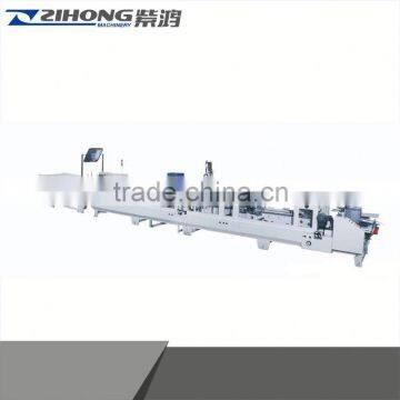 ZH-1050AC Hot Selling Three Point Gluing Folder Gluer Machines For Bottom Locked Boxes