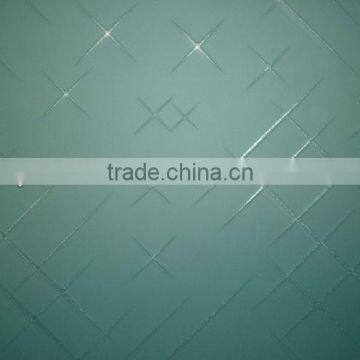 5mm Acid etched glass