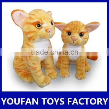 stuffed animal toys plush cat shape toy