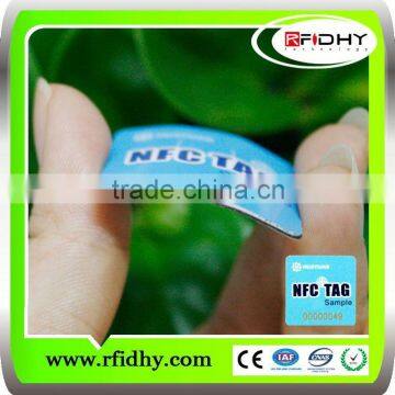 Free samples rfid nfc tag for library for mobile payment