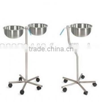 OEM hospital furniture manufacturers Stainless Steel Bowl Stand , Autopsy Table , IV Serum Rod