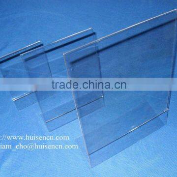 Acrylic new productsc L frame menu holder for counter display