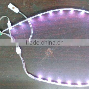 Hot saling and made in China light up Luminous led shoe lamp belt with PCBA board