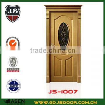 Melamine Finish Walnut Wood Interior Door photo-5