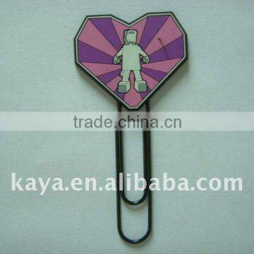 Cartoon shape plastic book clip