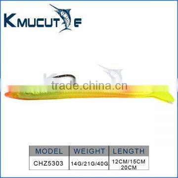 Sidewinder Sandeel Lures/Sandeels/Bass Lures/Cod Fishing Lures/Sand Eel Soft Lures Lead Jig photo-3