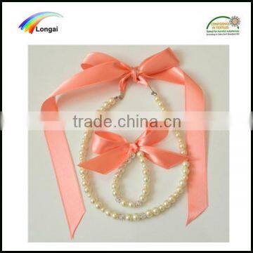 Jewelry Use Custom Woven Polyester Satin Color Ribbon for Sale
