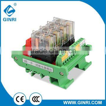 JR-4L1/4 Channel SPDT OMRON Relay Module (PLC Output Amplified Board)
