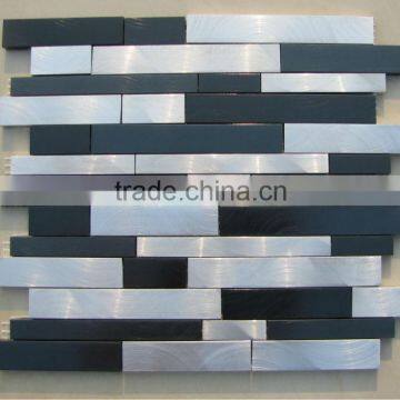 Hot sale strip shape aluminmum decor tiles for kitchen backsplash