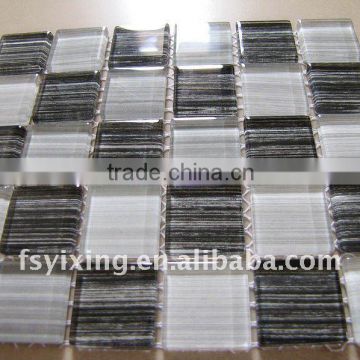 CT12 linear glass mosaic crystal decoration pieces