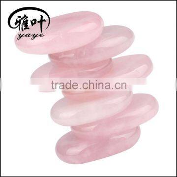 bulk rose quartz, rose quartz tumble stone,1 inch pocket palm stone