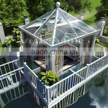 Energy-saving Temperede Insulated Glass Sunroom Glass House Sun Room photo-5