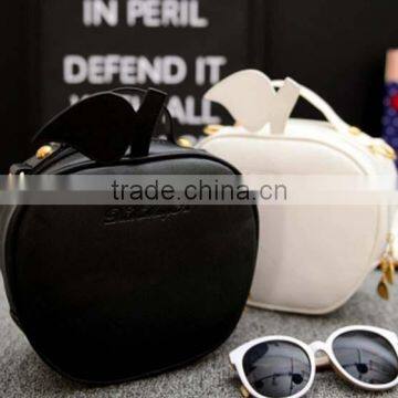 Manual Simple Design Ladies Apple Pattern pu Shoulder Bag