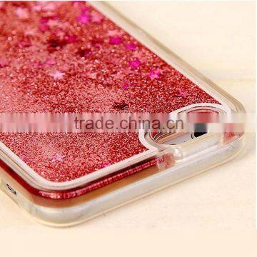 Glitter Bling Stars Liquid Novelty Colourful Tpu Phone Case For Apple Iphone 6 6s Plus photo-2
