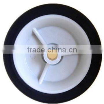 5 Inch Semi-pneumatic Rubber Wheel for Small Trolley