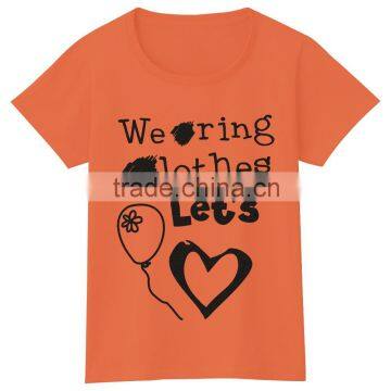 Girls Women Short Sleeve Tshirt Heart Design Comfortable Tees photo-4